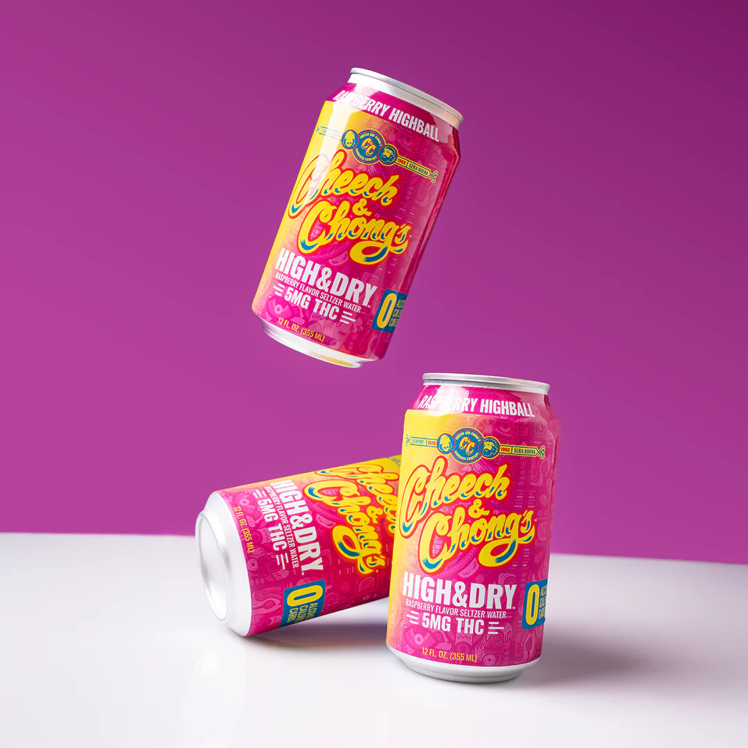 High & Dry Delta-9 THC Seltzer - Raspberry Highball (6-pack, 30 mg) - Image 3