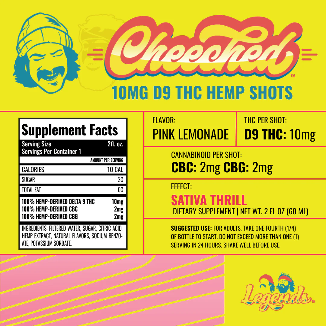 Legends Sativa Shot - Pink Lemonade (120 mg THC) - Image 5