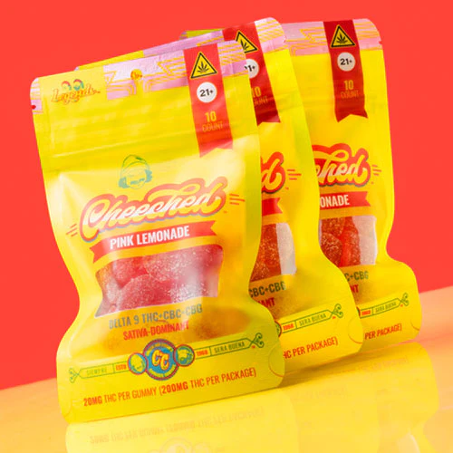 Legends Sativa Delta-9 THC Gummies - Pink Lemonade (200 mg THC + 50 mg CBC + 50 mg CBG) - Image 6