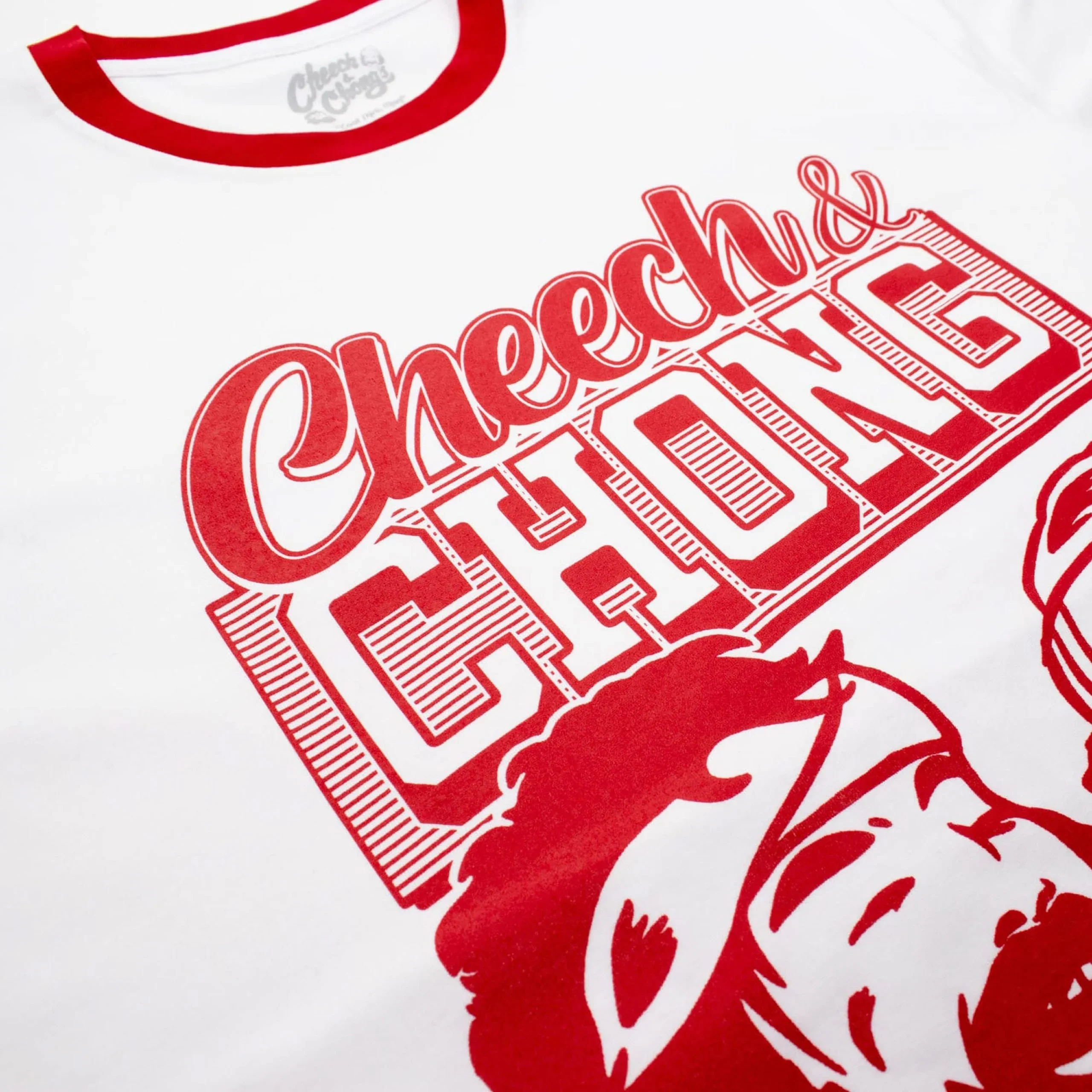 Retro Ringer Tee – Red - Image 3